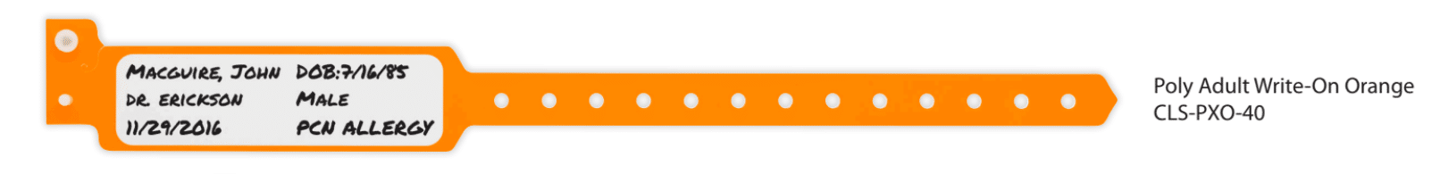 Hospital Wristbands Hospital Wristbands