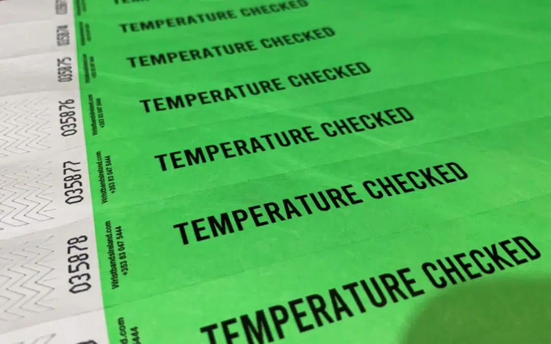 Temperature Checked Wristbands