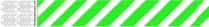Plain Tyvek Stripey Green