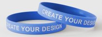 Silicone - Debossed + Colourfil Wristbands