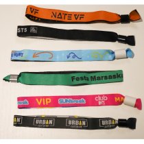 Fabric Aqua - Black Barrel Lock - Recycled