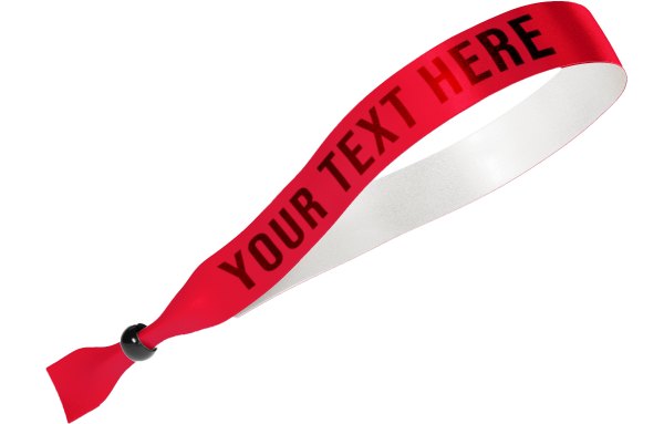 Customized Fabric Festival Wristbands