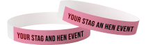 Stag and hen Tyvek wristbands in Ireland