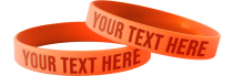 Custom Printed Silicone Wristbands in Ireland