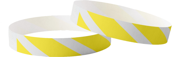 Plain Tyvek Stripey Yellow
