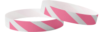 Plain Tyvek Stripey Pink