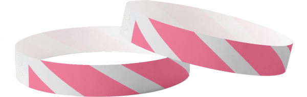 Plain Tyvek Stripey Pink