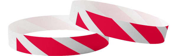 Plain Tyvek Stripey Red