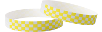 Plain Tyvek Checked Yellow
