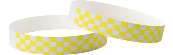 Plain Tyvek Checked Yellow
