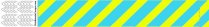 Plain Tyvek Stripey Blue and Yellow