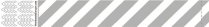 Plain Tyvek Stripey Silver