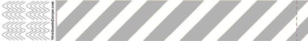 Plain Tyvek Stripey Silver