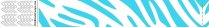 Plain Tyvek Zebra Blue Wristbands