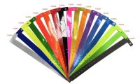 Plain Vinyl Wristbands - Tabbed