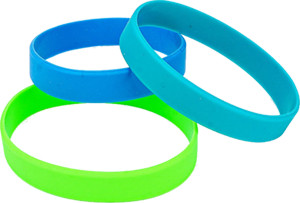 Cheap Plain Silicone Wristbands in Ireland