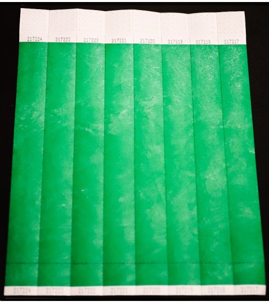 St Patrick’s Day Tyvek Wristband