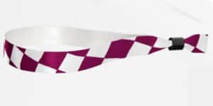Fabric Square Purple wristbands