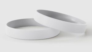 White Silicone Wristbands